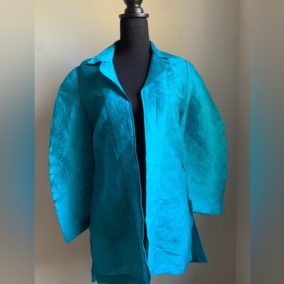 Chico's Jackets & Blazers - Chico’s turquoise lightweight jacket size 0 in Chico’s (small)